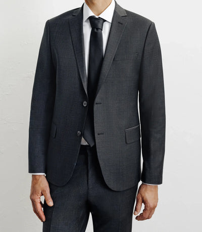 Costume 2 boutons gris foncé