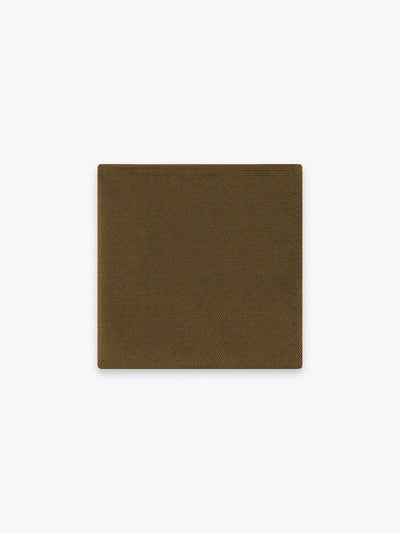 Pochette unie marron - IZAC