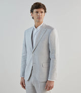 Veste ville 100% lin grise