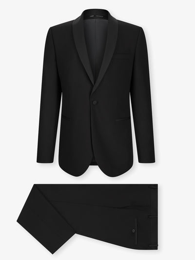 Costume col châle noir - IZAC