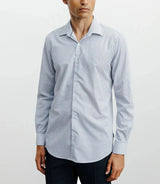 Blue printed city shirt