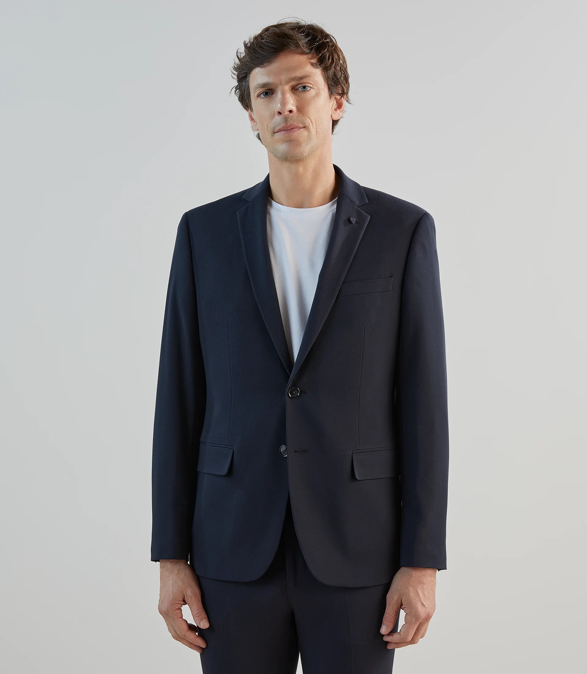 Costume lavable 2 boutons marine - IZAC