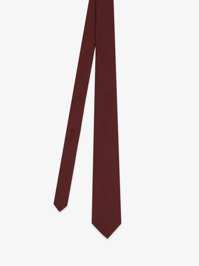Burgundy novelty tie