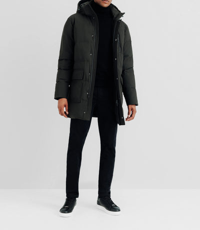 Parka longue kaki - IZAC