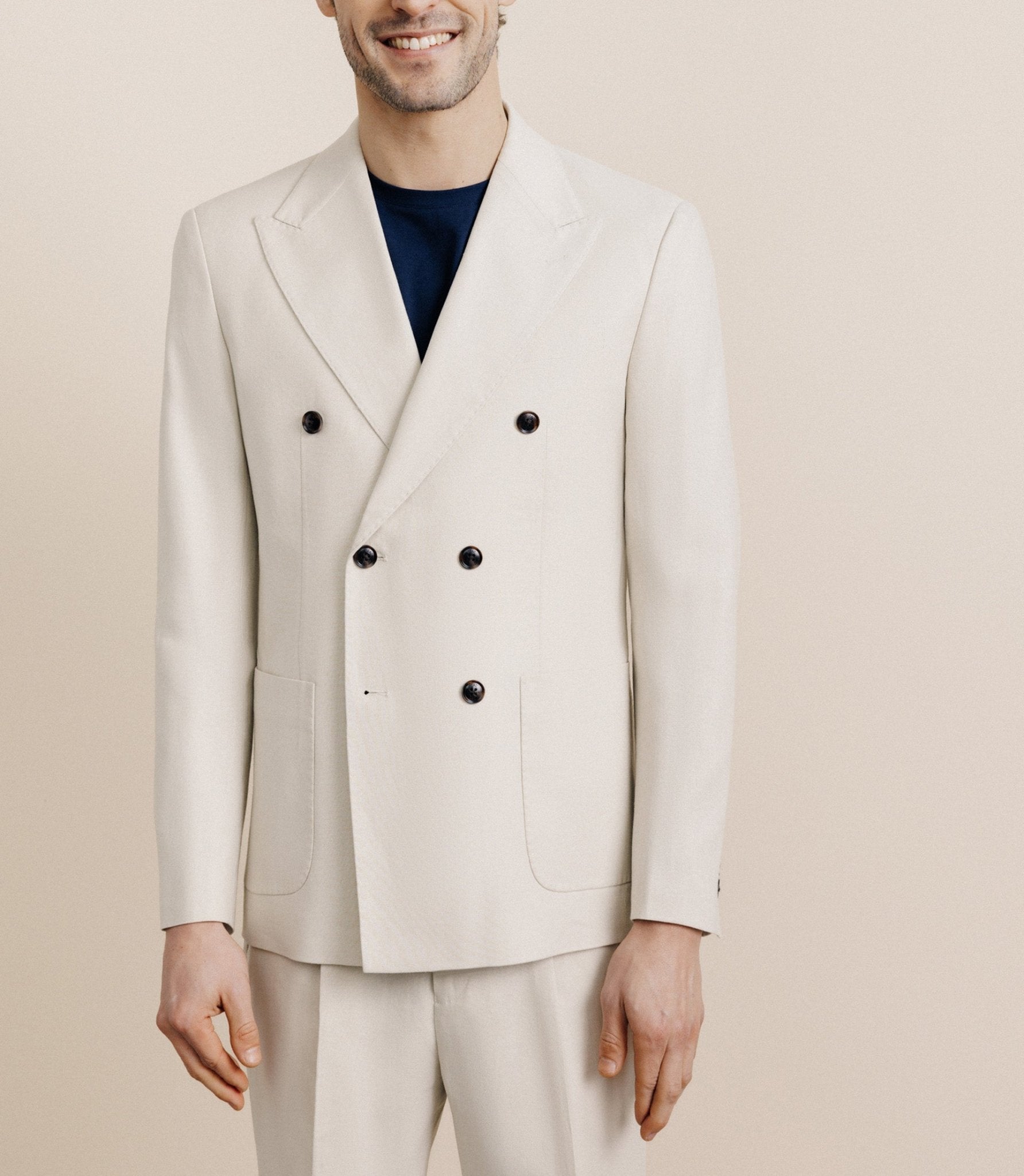 Beige cross city jacket