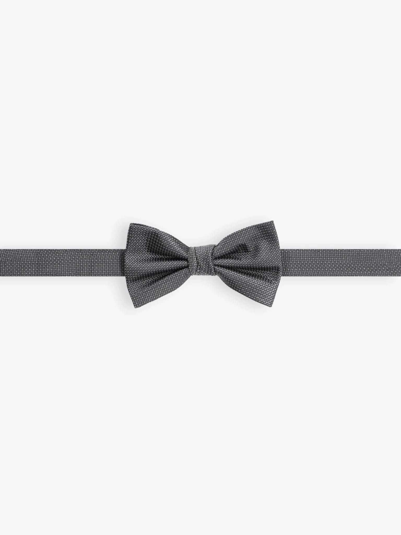 Nœud papillon fantaisie gris