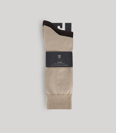Pack of beige socks