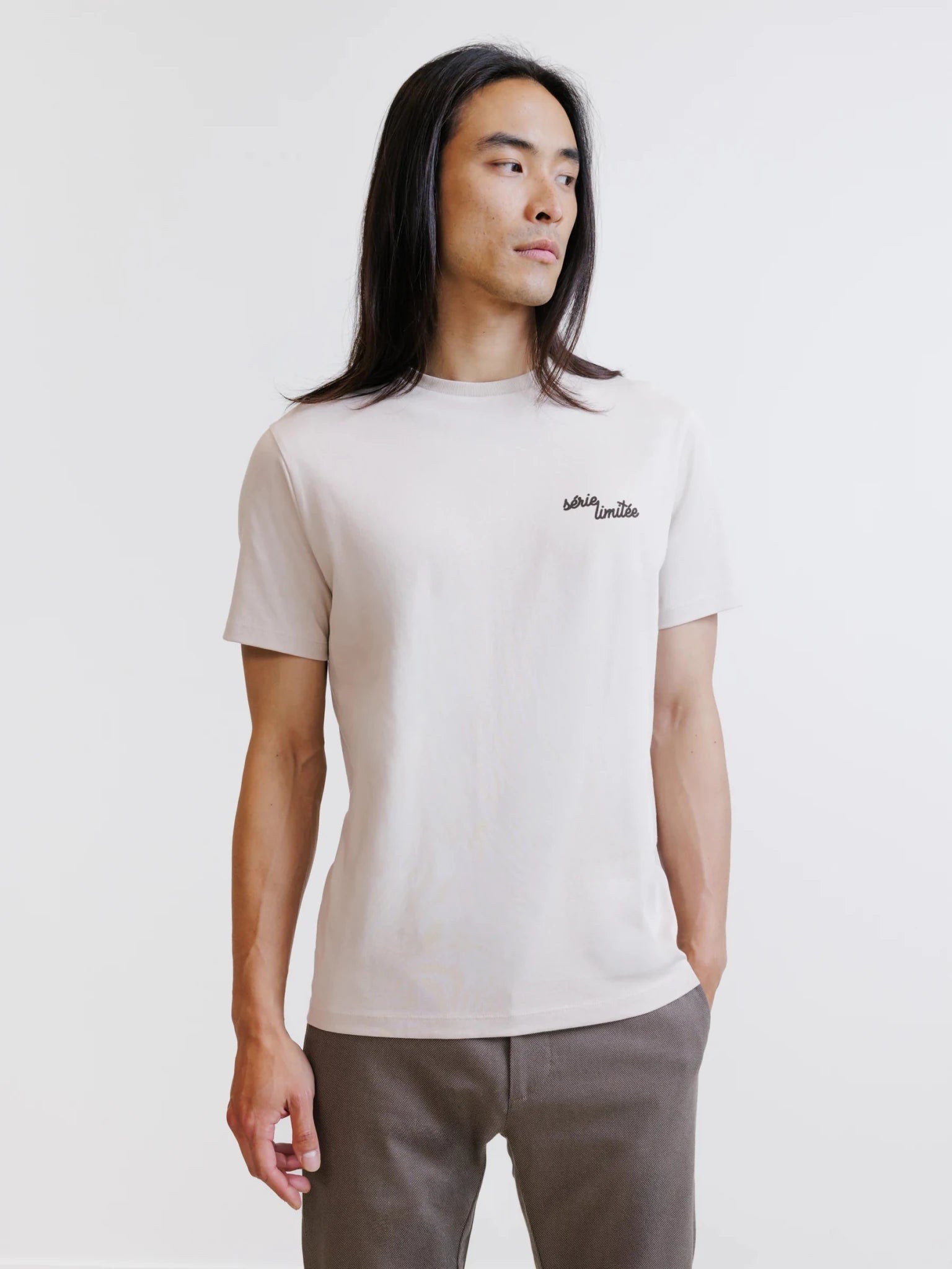 T-shirt à manches courtes beige - IZAC