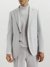Grey flannel city jacket
