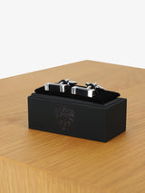 Boutons de manchette noirs