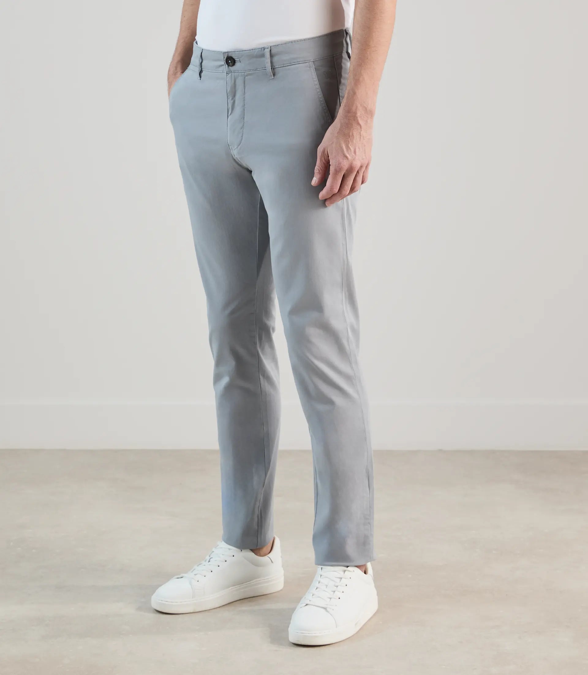 Pantalon chino bleu gris clair - IZAC