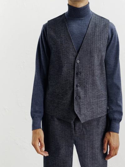 Navy city vest