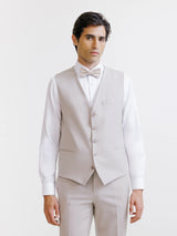 Beige wool city cardigan
