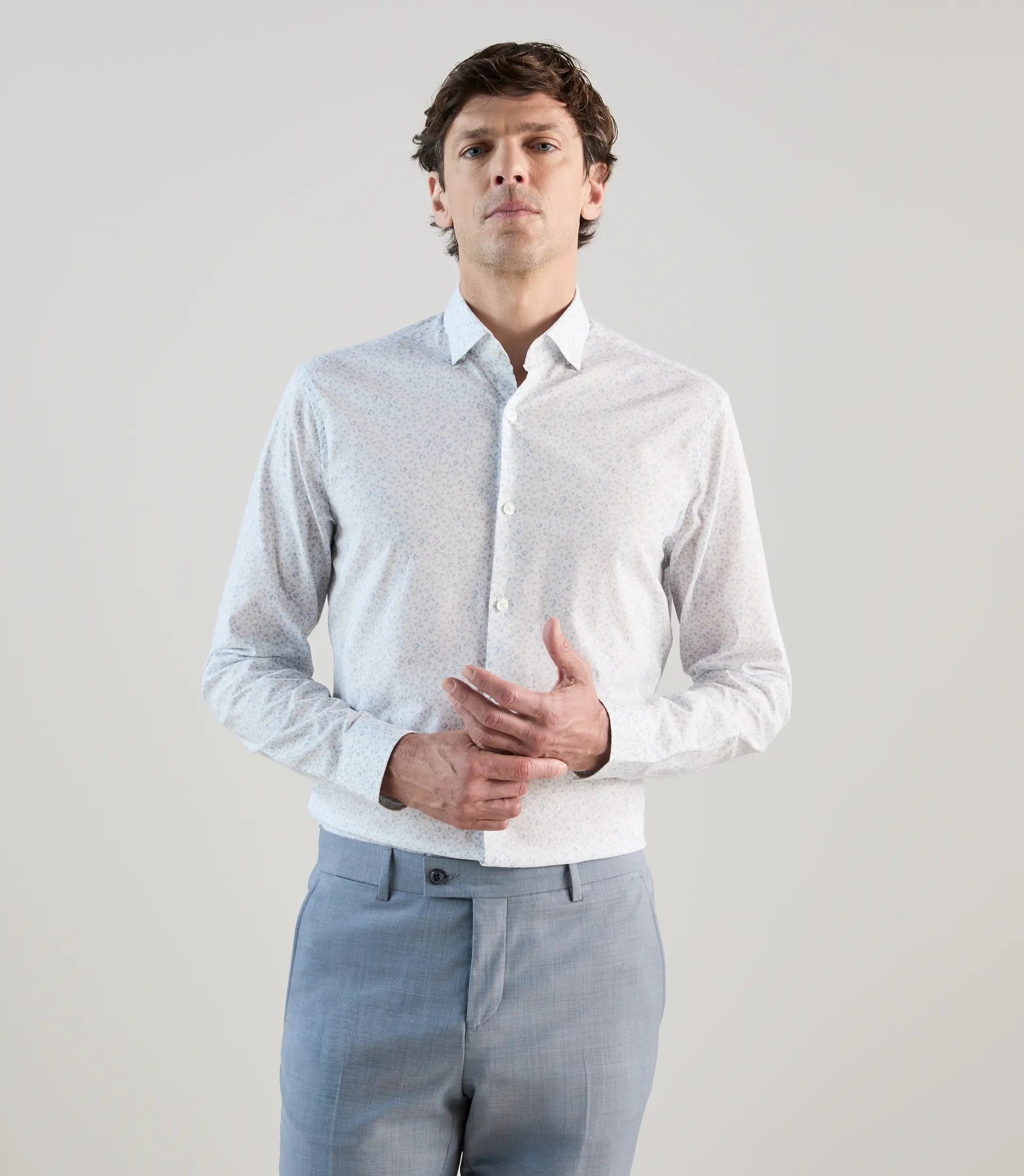Chemise fantaisie ciel - IZAC