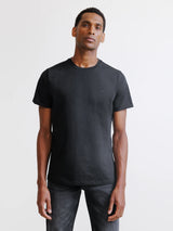 T-shirt col rond noir