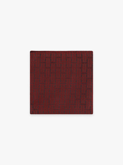 Pochette fantaisie bordeaux - IZAC