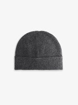 Bonnet en maille côtelée anthracite - IZAC