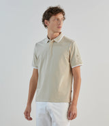Polo zippé beige - IZAC