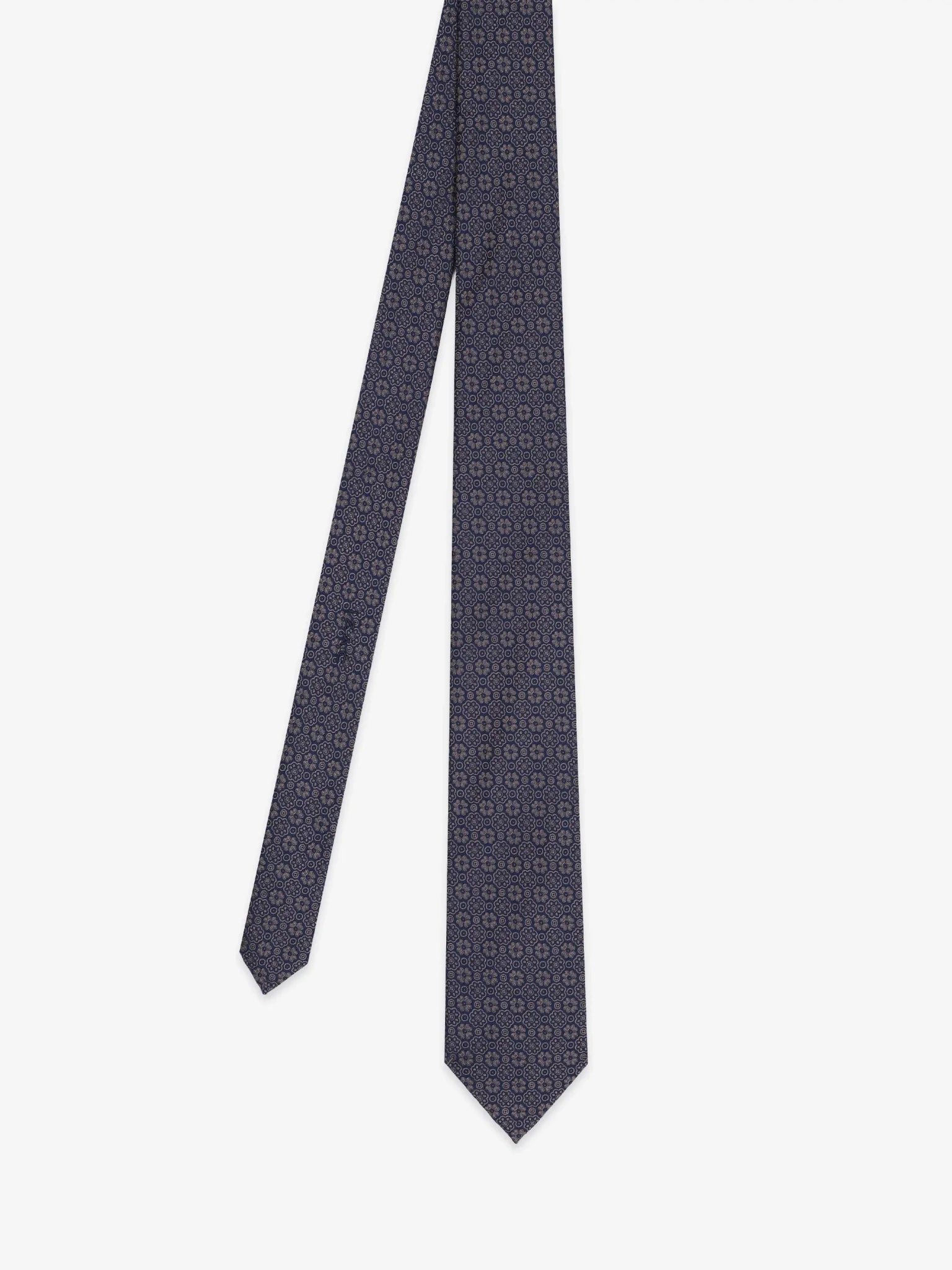 Navy blue fancy tie