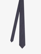 Navy blue fancy tie