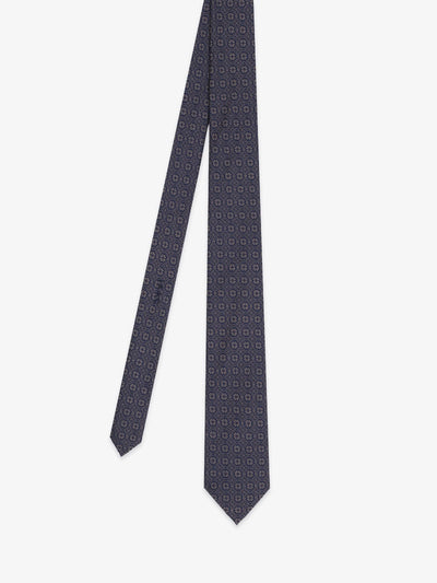 Navy blue fancy tie