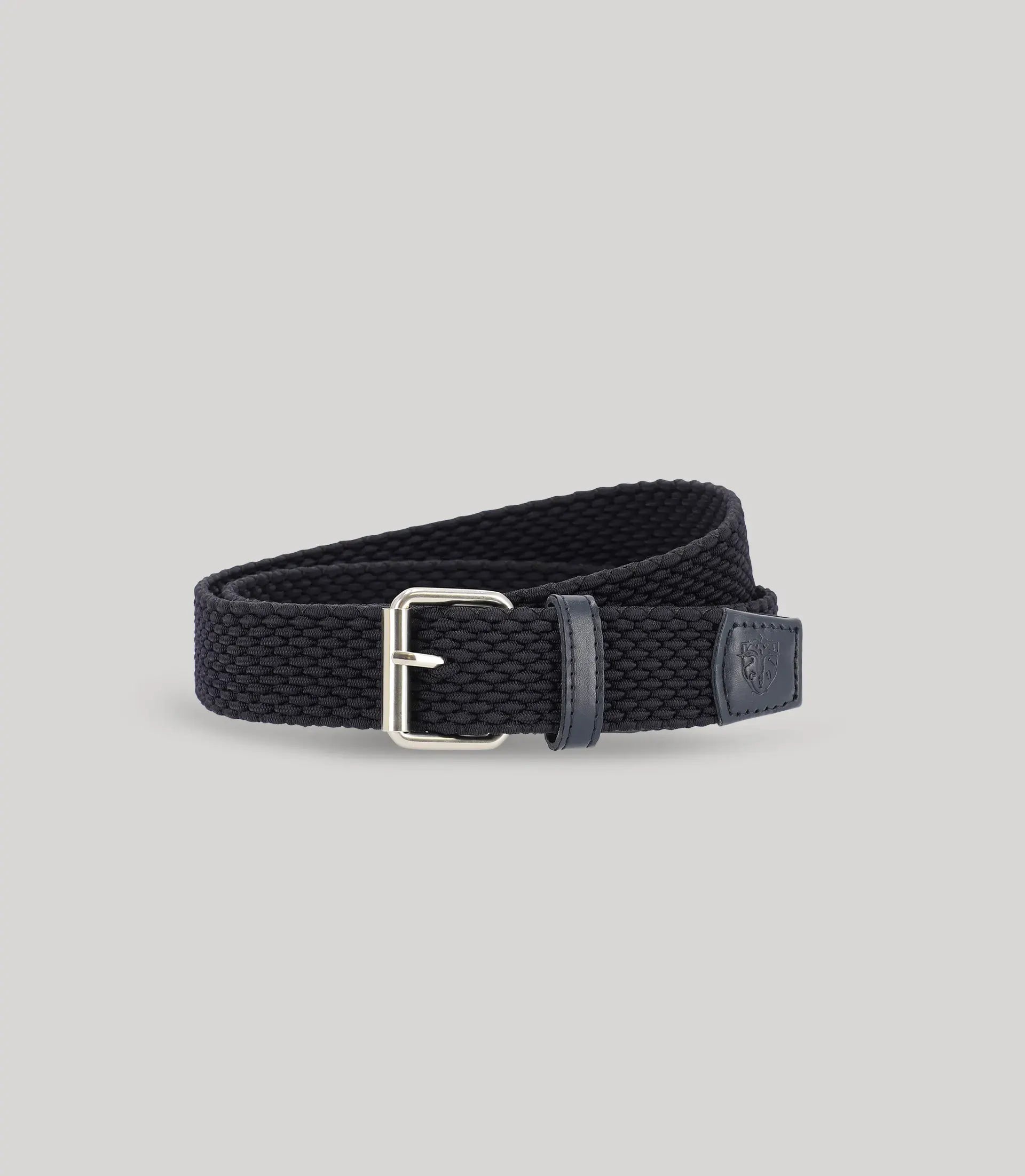 Ceinture tressée marine - IZAC