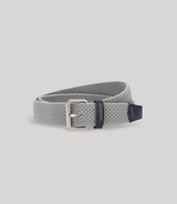 Ceinture tressée bleu gris - IZAC