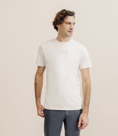 T-shirt col rond écru - IZAC