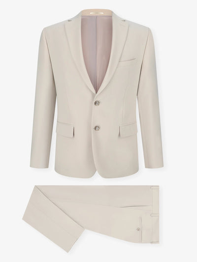 Costume 2 boutons beige - IZAC