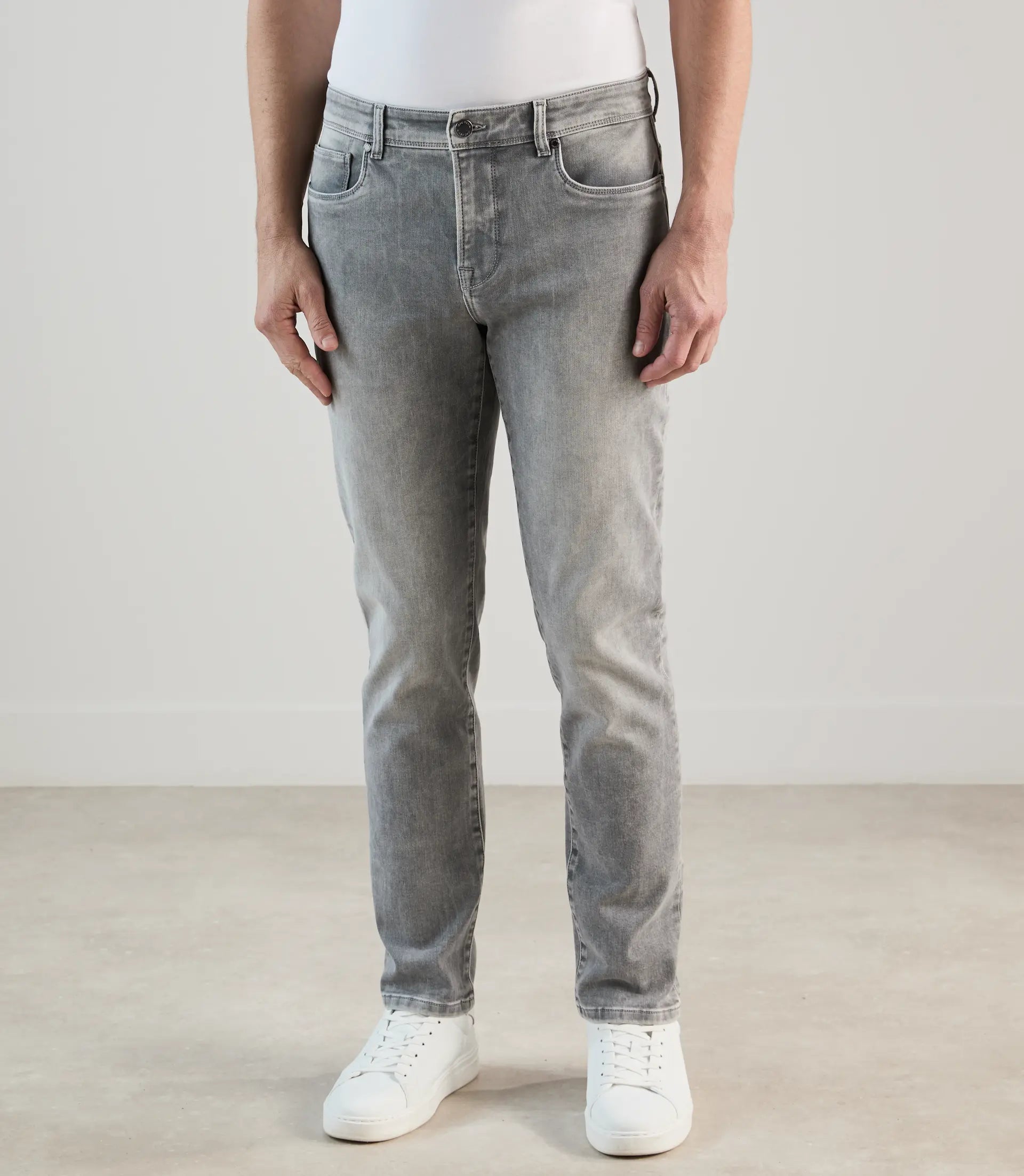 Jean 5 poches stretch gris - IZAC