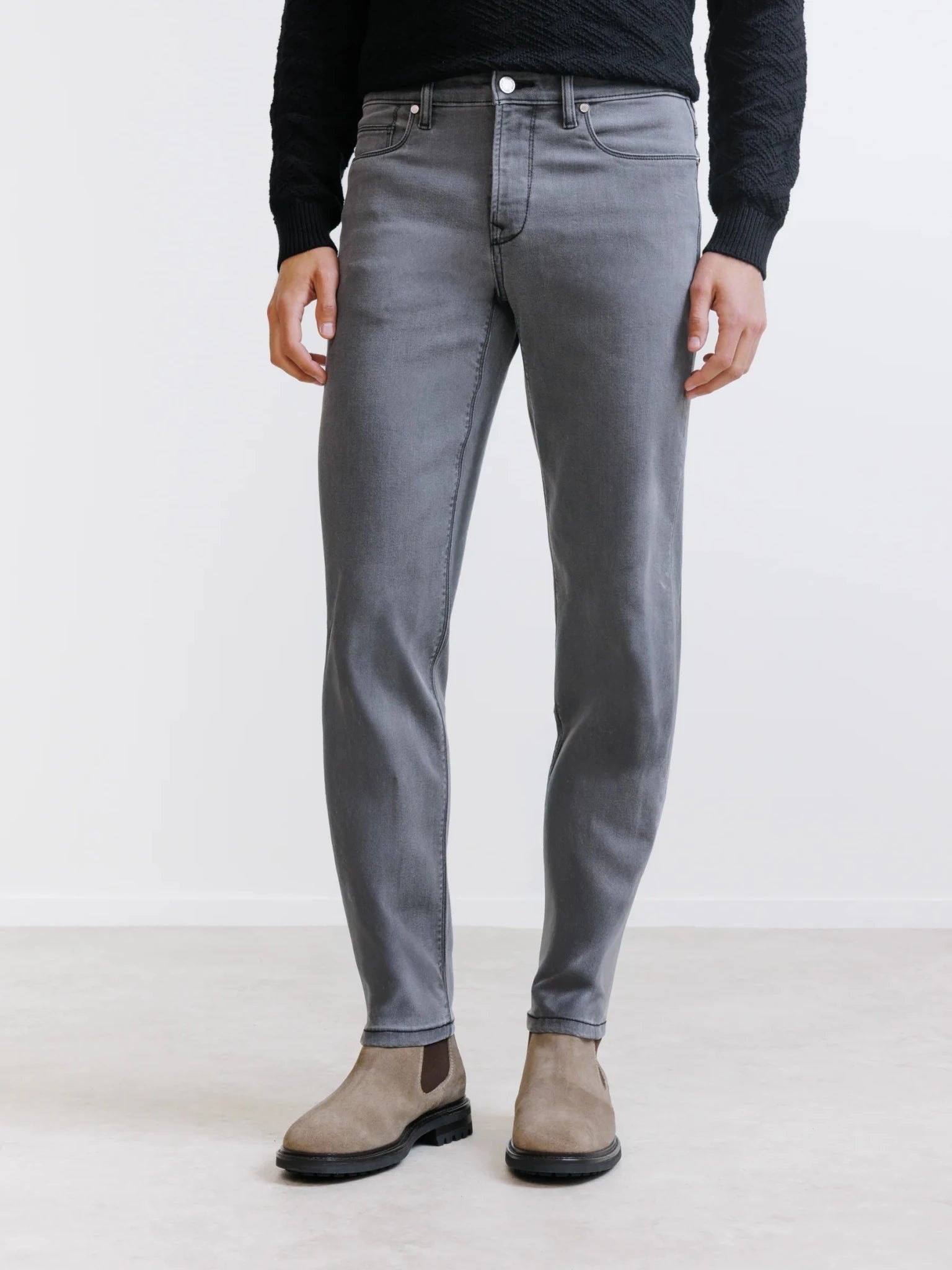 Jean 5 poches slim anthracite - IZAC