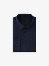 Navy blue fancy shirt