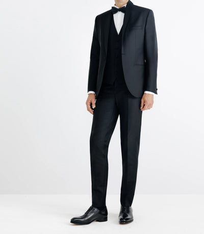 Costume col châle noir - IZAC