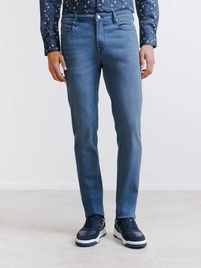 Jean 5 poches slim bleu