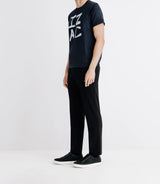 T-shirt col rond marine - IZAC