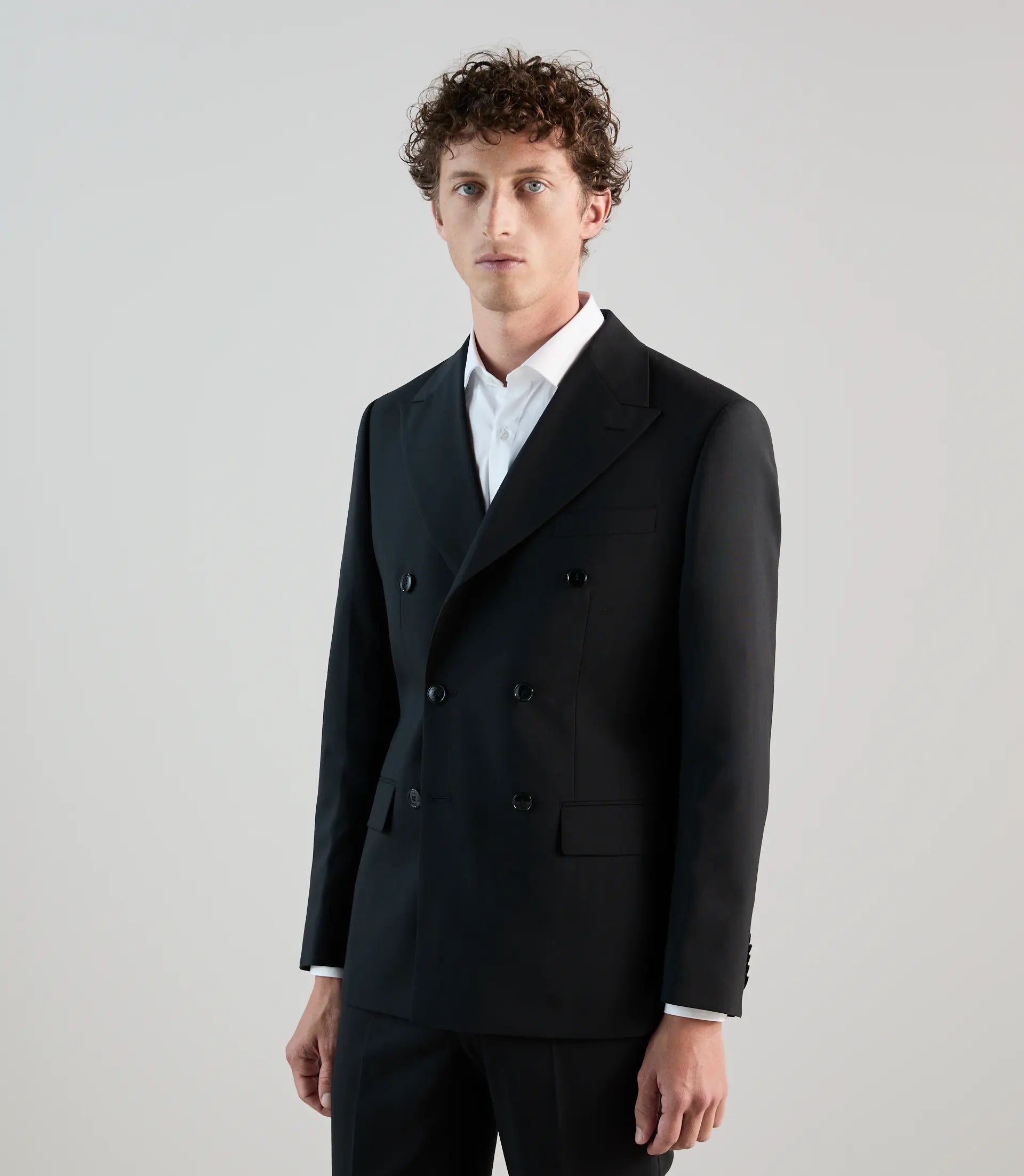 Costume croisé noir - IZAC