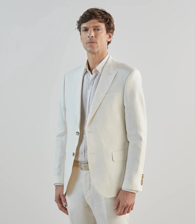 Veste ville 100% lin écru - IZAC