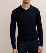 Pull col polo marine - IZAC
