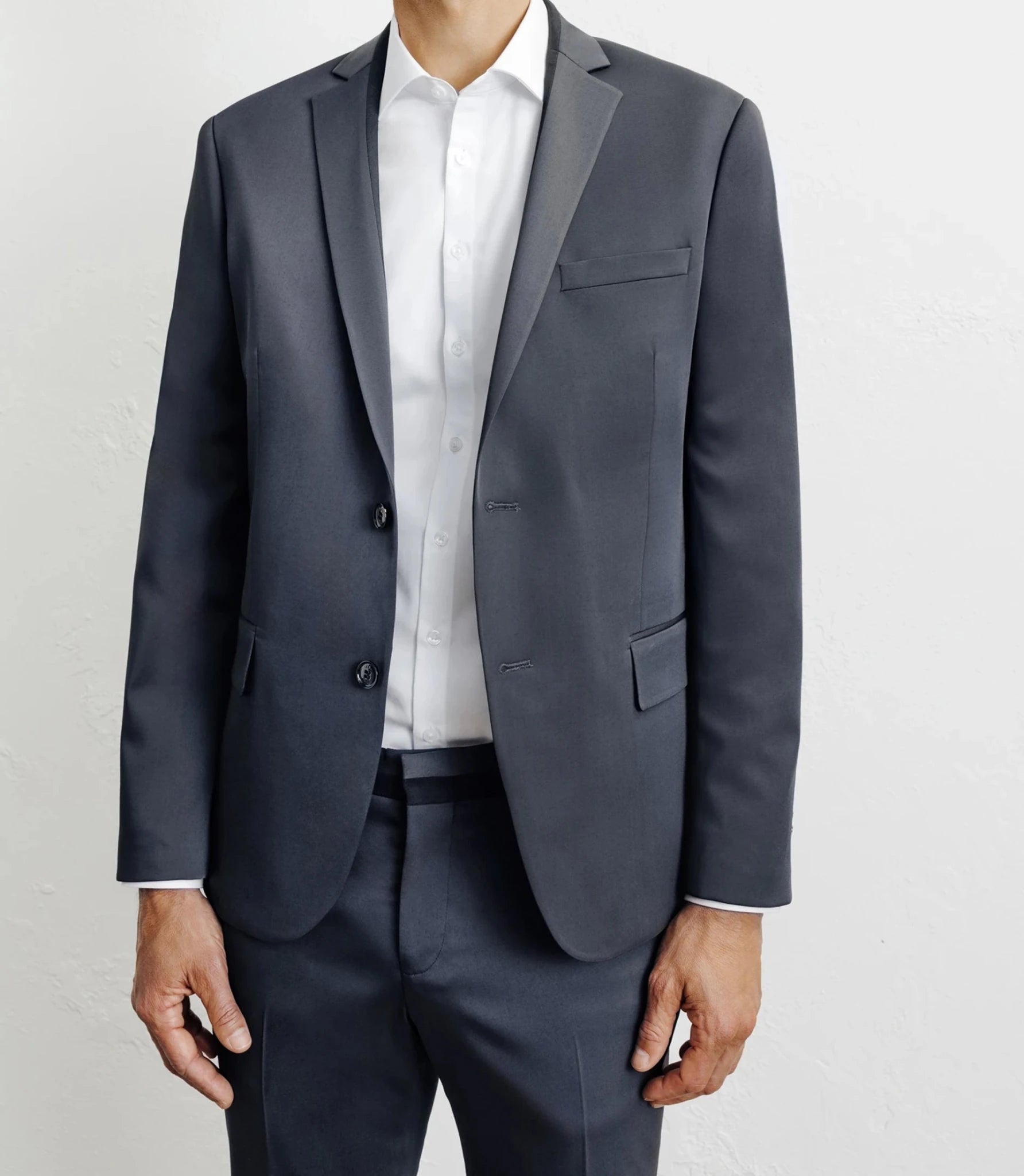 Costume 2 boutons gris - IZAC