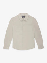 Beige technical overshirt