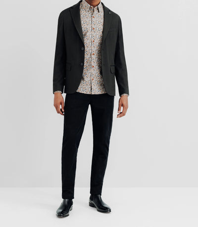 Veste casual 2 boutons kaki - IZAC