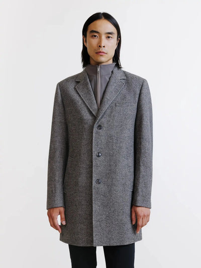 Manteau à parmenture amovible taupe - IZAC