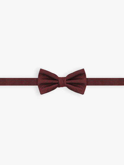 Nœud papillon fantaisie bordeaux