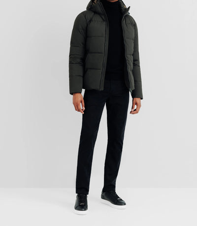 Doudoune courte kaki - IZAC