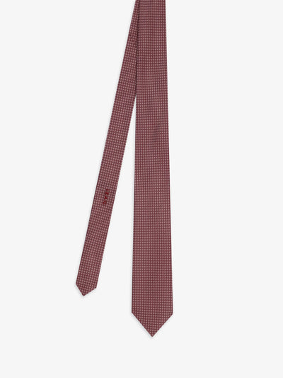 Burgundy novelty tie