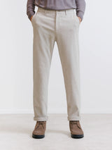 Pantalon flanelle écru