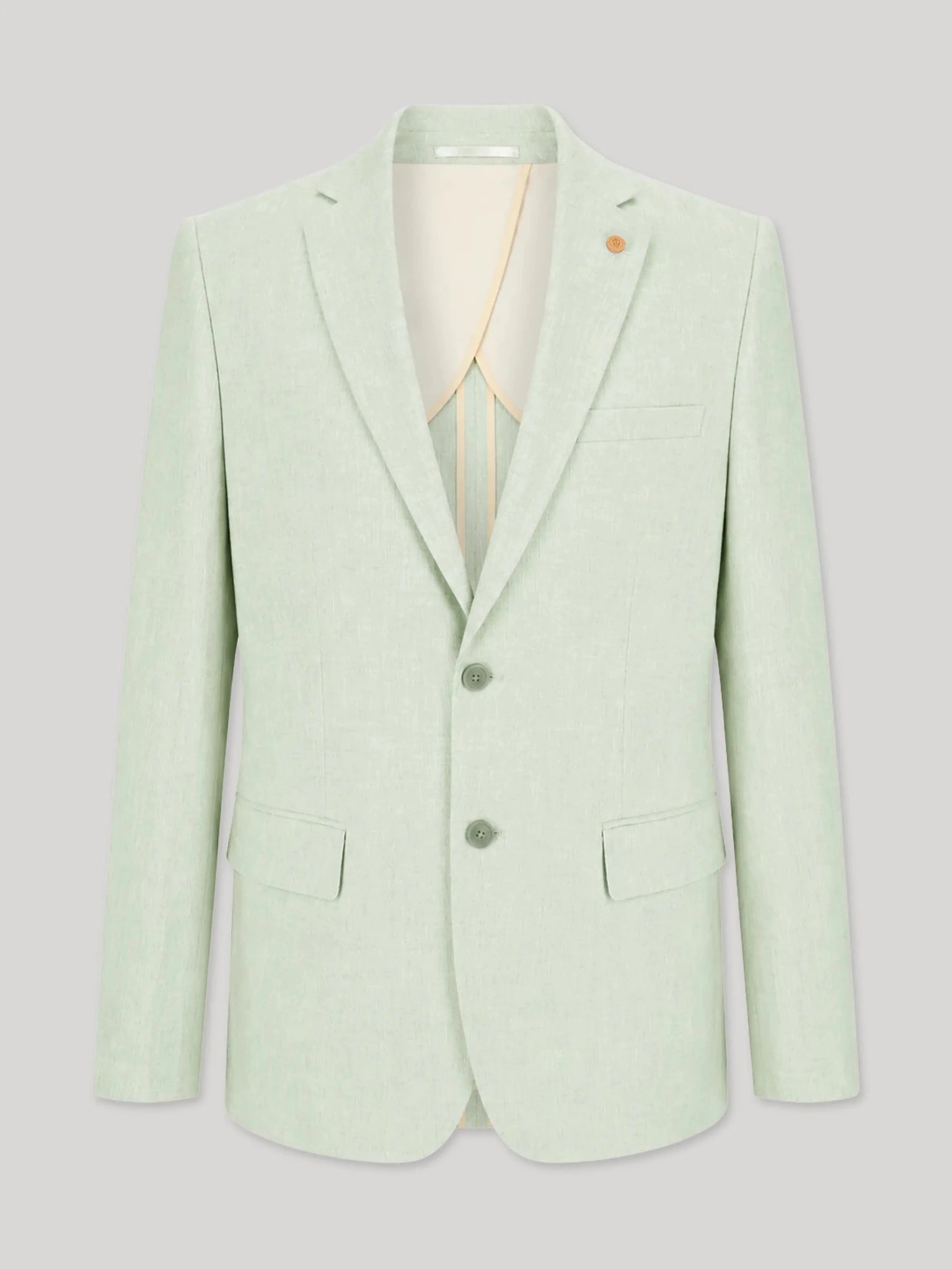 Veste ville séparable 100% lin vert eau - IZAC