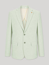 Veste ville séparable 100% lin vert eau - IZAC