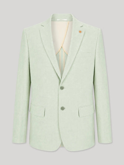 Veste ville séparable 100% lin vert eau - IZAC