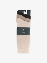 Beige sock pack